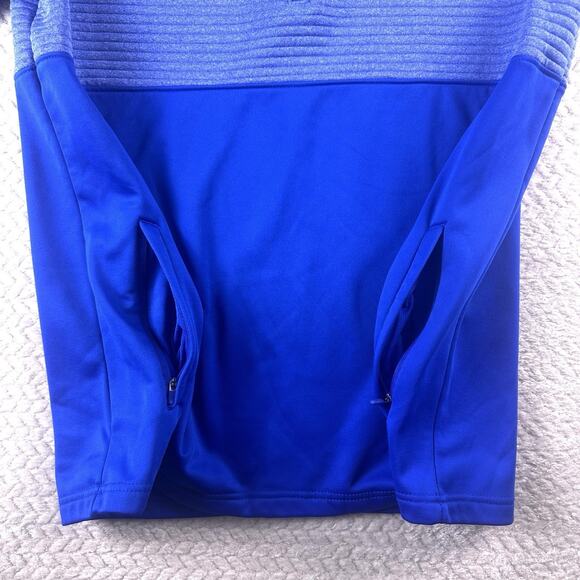 Polaris Snowmobile Thick Outside 1/4 Quarter-zip Pull Over Fleece Men's Large - Picture 4 of 15